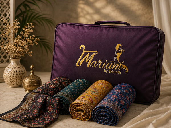Marium Vol 18 (Pack of 16 Suits Three Piece Unstitched)