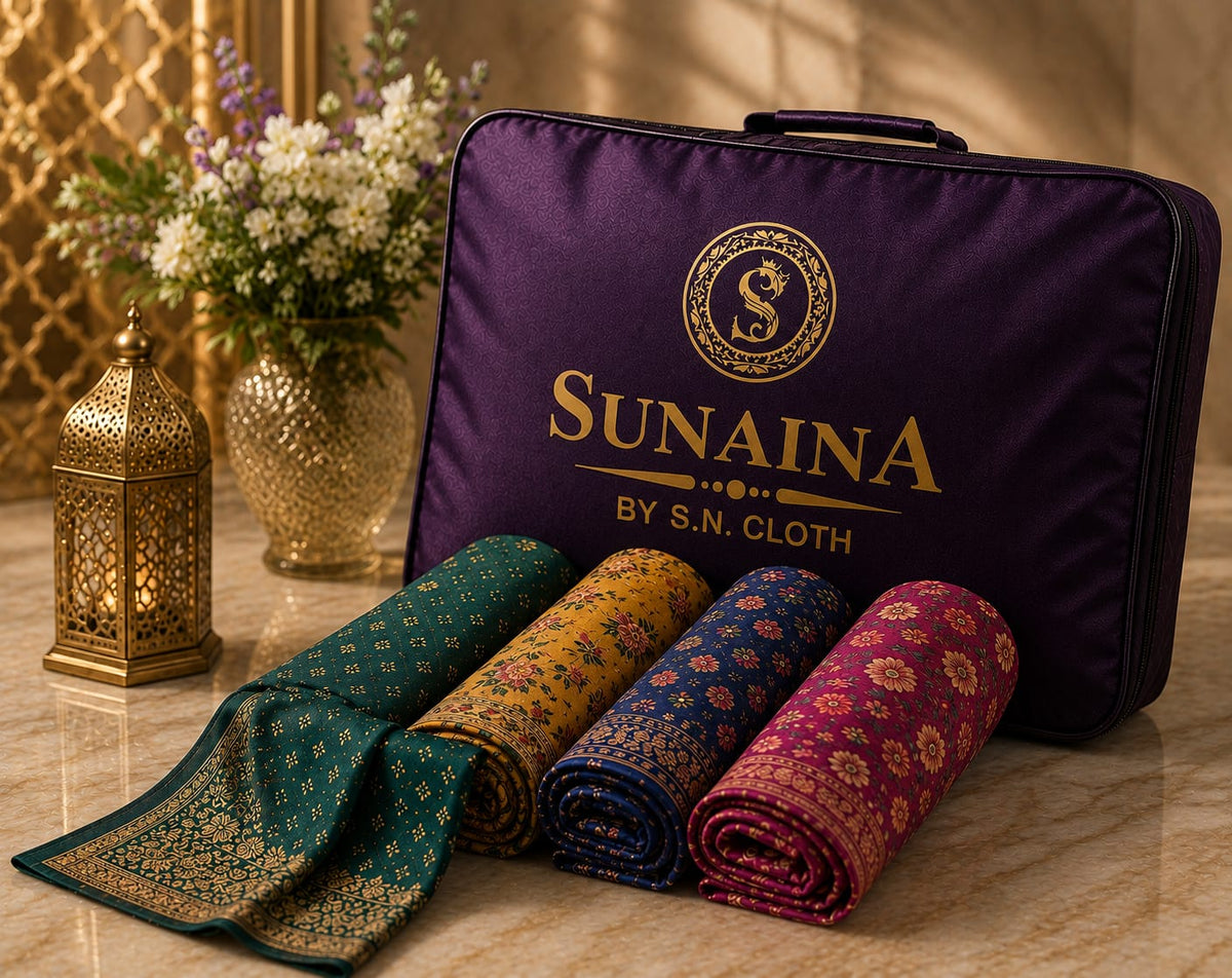 Sunaina Vol-49 Pack Of 16 Suits Unstitched