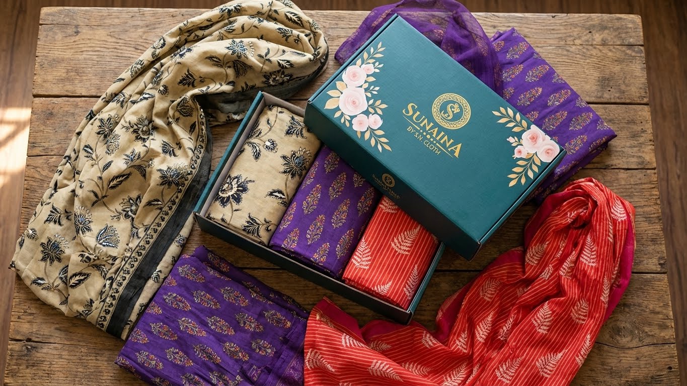 Sunaina Vol-42 Pack Of 16 Suits Unstitched