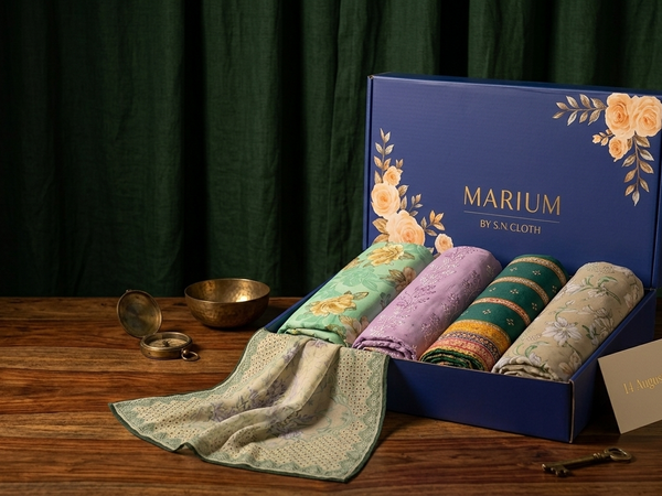 Marium Vol 15 (Pack of 16 Suits Three Piece Unstitched)