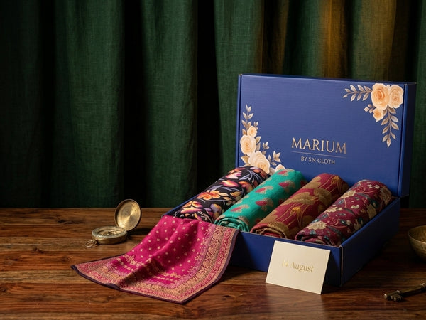 Marium Vol 17 (Pack of 16 Suits Three Piece Unstitched)