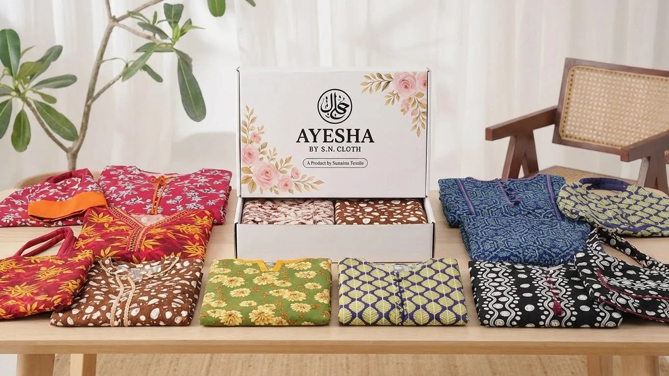 Ayesha Vol-4 Pack Of 10 Suits Stitched