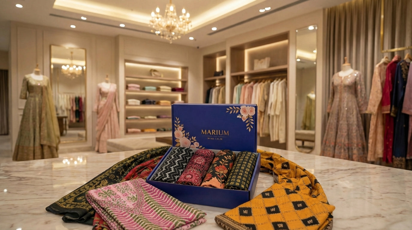 Marium Vol 14 (Pack of 16 Suits Three Piece Unstitched)