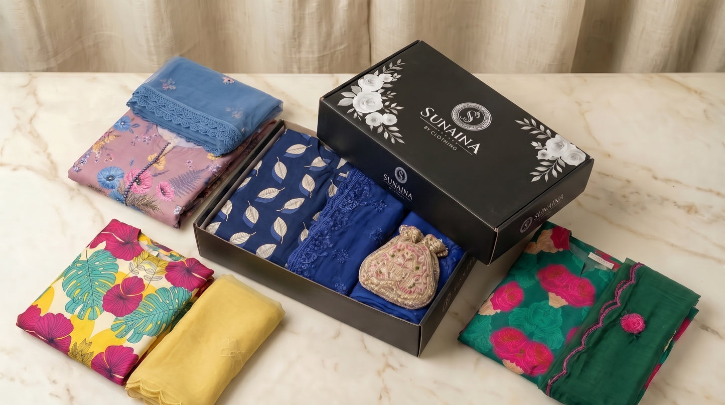 Sunaina Vol-48 Pack Of 16 Suits Unstitched