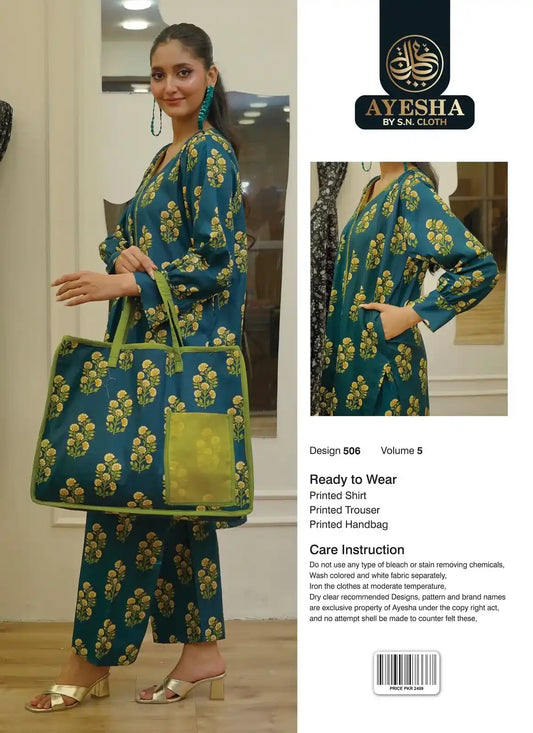 Ayesha Vol-5 Pack Of 10 Suits Stitched