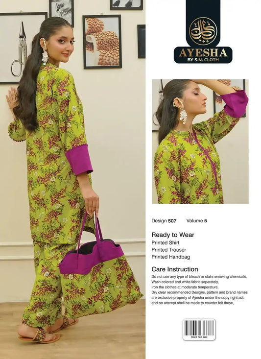 Ayesha Vol-5 Pack Of 10 Suits Stitched