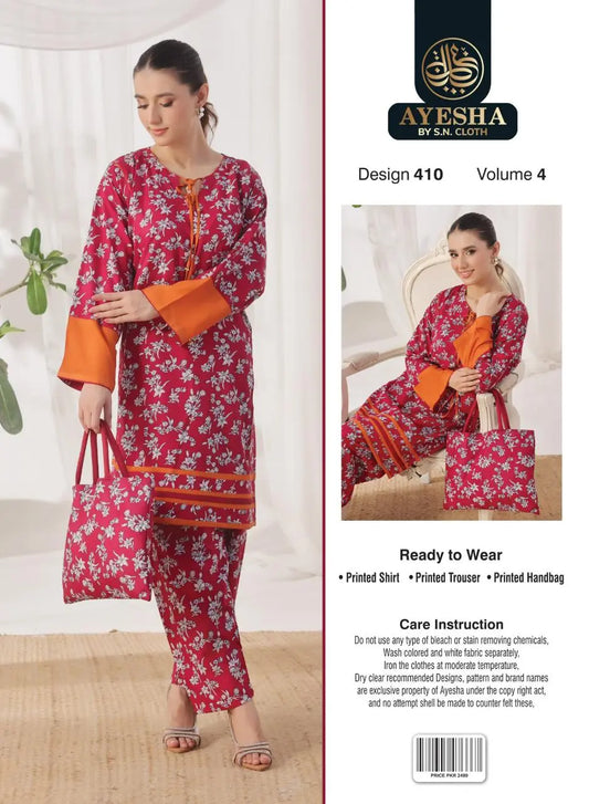Ayesha Vol-4 Pack Of 10 Suits Stitched