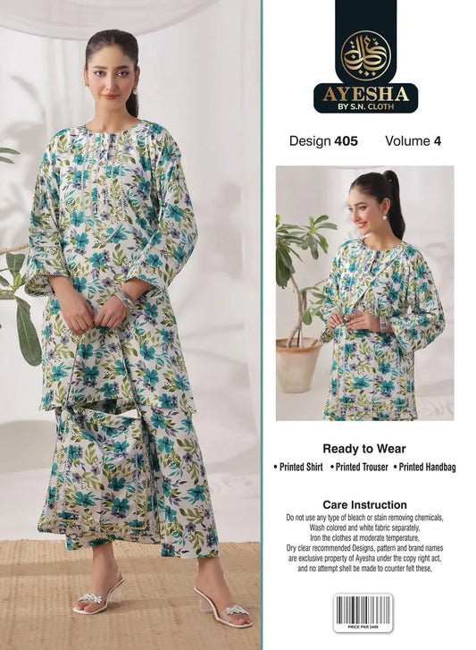Ayesha Vol-4 Pack Of 10 Suits Stitched