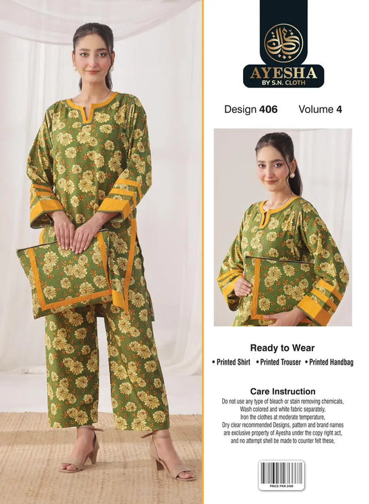 Ayesha Vol-4 Pack Of 10 Suits Stitched