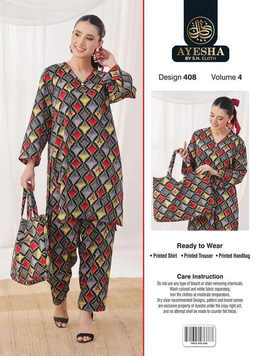 Ayesha Vol-4 Pack Of 10 Suits Stitched