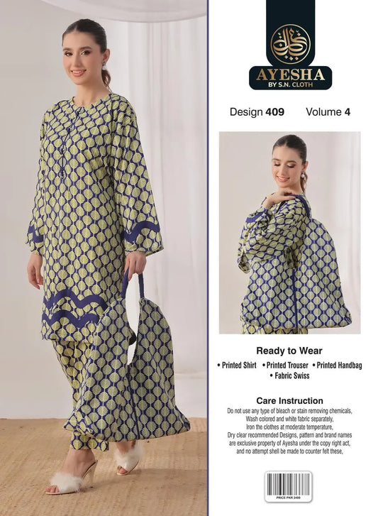 Ayesha Vol-4 Pack Of 10 Suits Stitched
