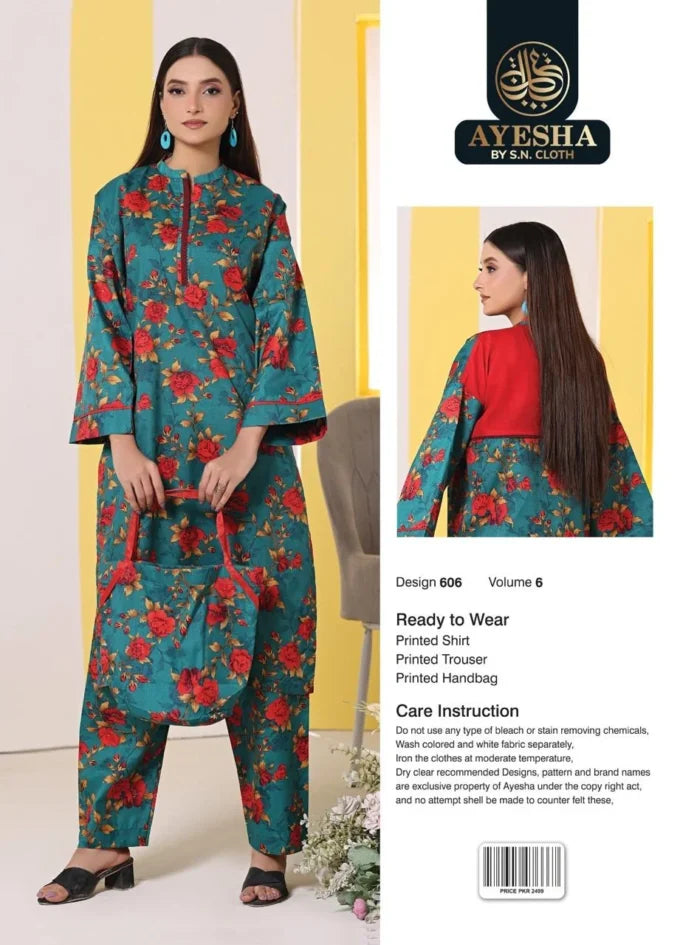 Ayesha Vol-6 Pack Of 10 Suits Stitched