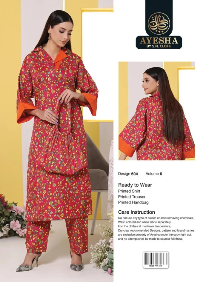 Ayesha Vol-6 Pack Of 10 Suits Stitched
