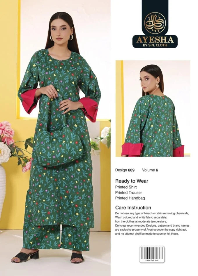 Ayesha Vol-6 Pack Of 10 Suits Stitched