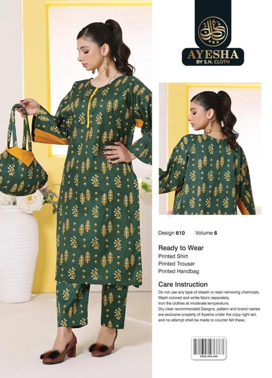 Ayesha Vol-6 Pack Of 10 Suits Stitched