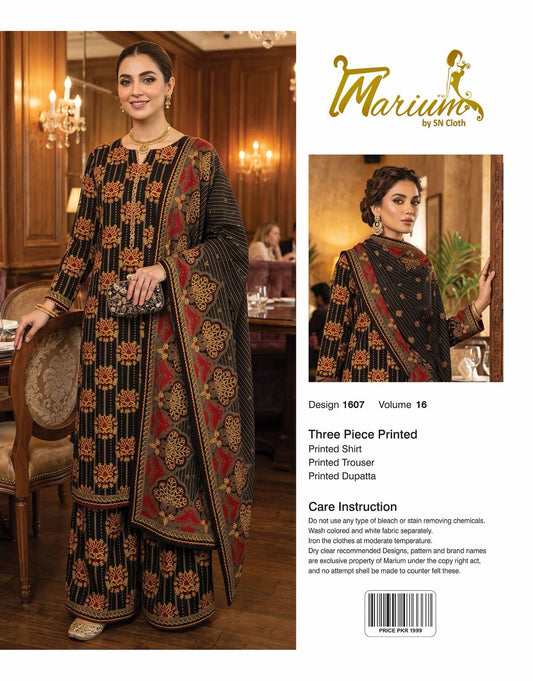 Marium Vol 16 (Pack of 16 Suits Three Piece Unstitched)
