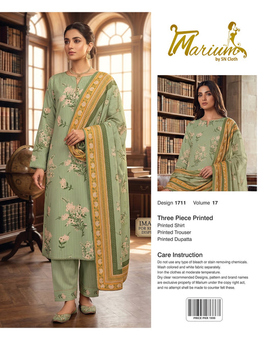 Marium Vol 17 (Pack of 16 Suits Three Piece Unstitched)