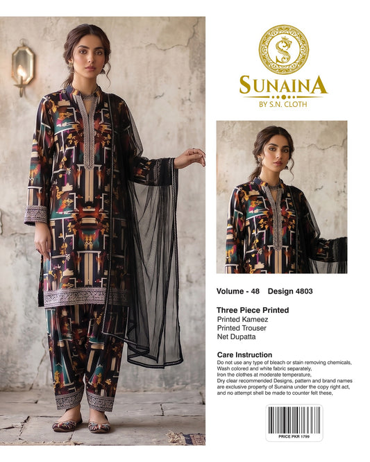 Sunaina Vol-48 Pack Of 16 Suits Unstitched