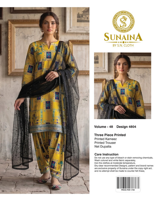 Sunaina Vol-48 Pack Of 16 Suits Unstitched