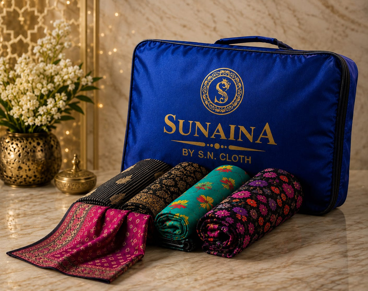 Sunaina Vol-47 Pack Of 16 Suits Unstitched
