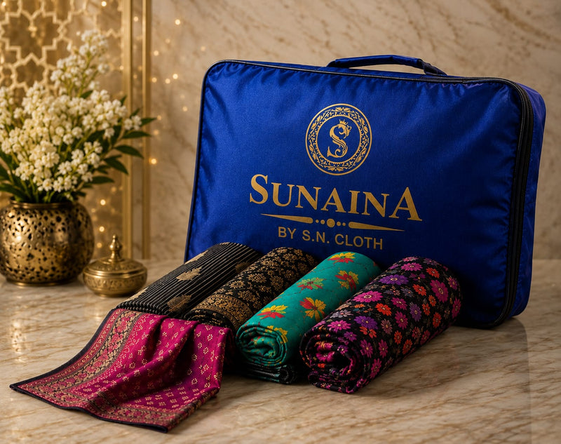 Sunaina Vol-47 Pack Of 16 Suits Unstitched