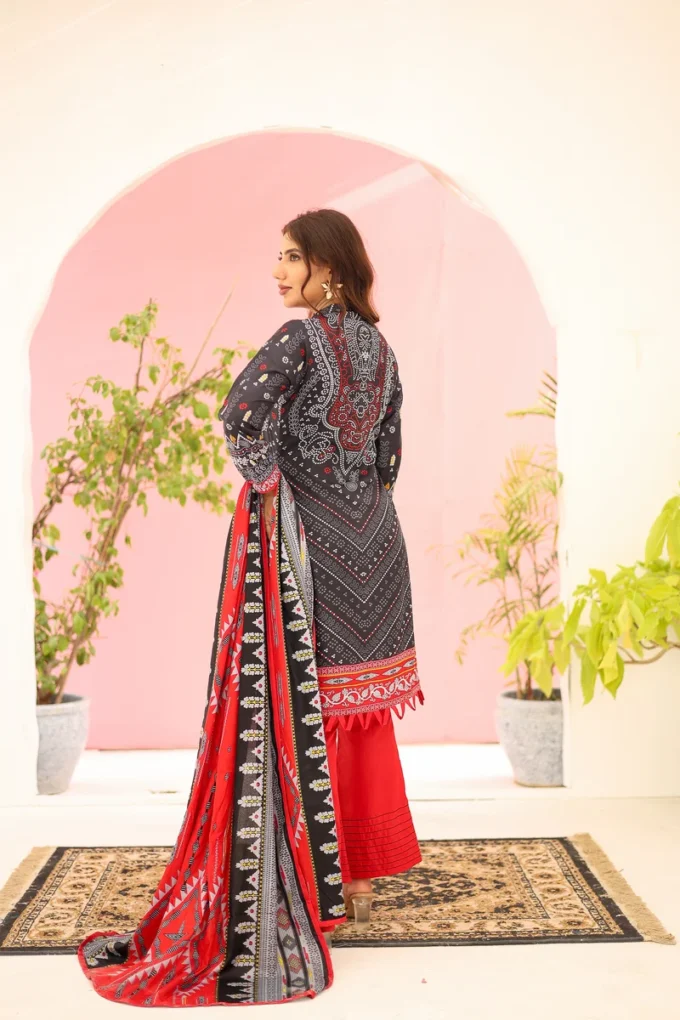 Unstitched 3 Piece Suit-MARIUM BSC-05-310