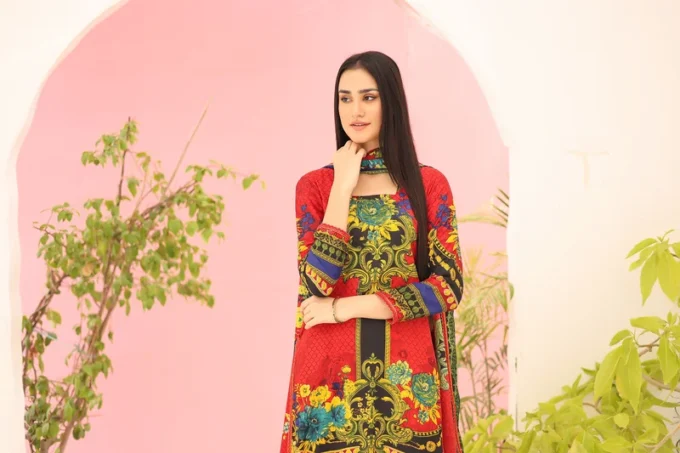 Unstitched 3 Piece Suit-MARIUM BSC-05-311