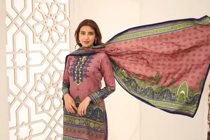 Unstitched 3 Piece Suit-MARIUM BSC-05-315