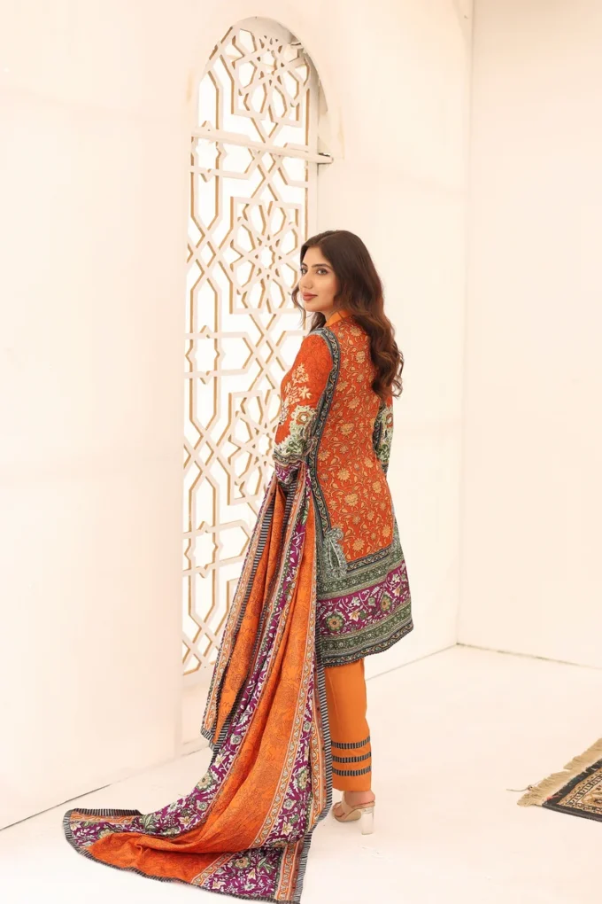 Unstitched 3 Piece Suit-MARIUM BSC-05-306